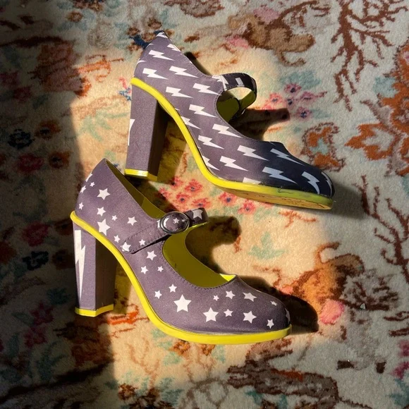Hot Chocolate Design Star and Lightning Heels - Picture 2 of 6
